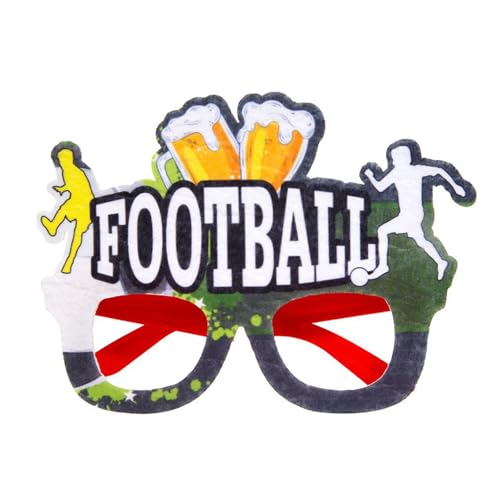 MLWSKERTY Festivalgläser Fußball Themengläser Für Erwachsene Europäische Fußballbrillen Rahmen Für Feiern Und Sportparty von MLWSKERTY