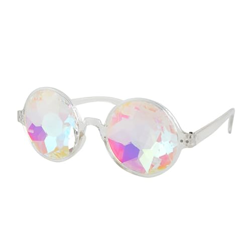 MLWSKERTY Kaleidoskop Sonnenbrille Beugung Brille Festival Brillenparty Rave Rave von MLWSKERTY