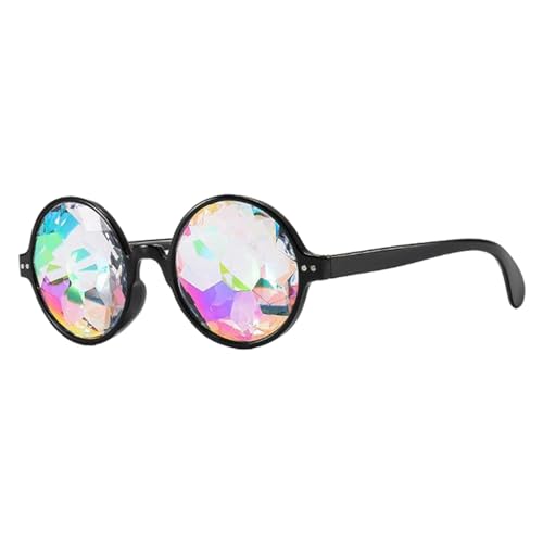 MLWSKERTY Kaleidoskop Sonnenbrille Beugung Brille Festival Brillenparty Rave Rave von MLWSKERTY
