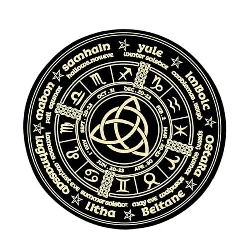 MLWSKERTY Konstellationen Astrologie Pendel Mat Tarots Gummi Tischdecke Schreibtisch Dekoration Tarots Kartenpolster Pendel Zeremonie Matte von MLWSKERTY