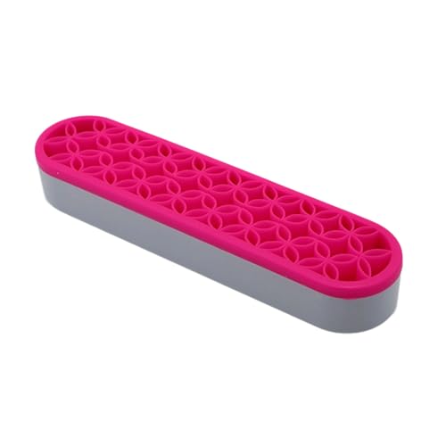 MLWSKERTY Silikon Make Up Pinsel Ständer Mit Hoher Kapazität Hilfshalter Silikon Textur Perfekt Zum Organisieren Von Handwerkstools von MLWSKERTY