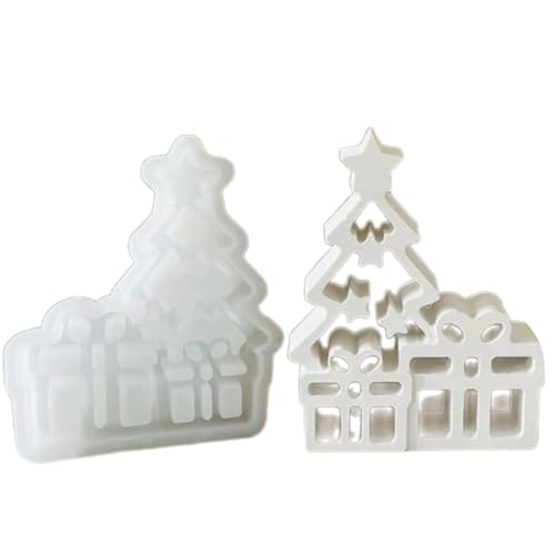 MLWSKERTY Silikonformen für Weihnachtsbaum, Fondantformen aus Silikon für Dekoration, Gips, Weihnachtsdekoration, Epoxidharz MLWSKERTY Silikonformen für Weihnachtsbaum, Fondantformen aus Silikon für Dekoration, Gips, Weihnachtsdekoration, Epoxidharz von MLWSKERTY
