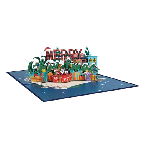 MLWSKERTY Weihnachten 3D Popup Grußkarte Urlaub Vergnügen 3D Popup Grußkarte Für Weihnachtsversammlungen Und Büropartys MLWSKERTY Weihnachten 3D Popup Grußkarte Urlaub Vergnügen 3D Popup Grußkarte Für Weihnachtsversammlungen Und Büropartys von MLWSKERTY