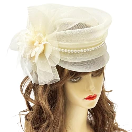 MLWSKERTY Zarte mittelalterliche Perlen Garn Haarreifen Niedlich Halloween Cosplay Haarband Mittelalter Party Kostüm Stirnband für Frauen von MLWSKERTY