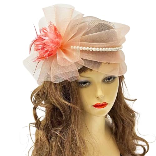 MLWSKERTY Zarte mittelalterliche Perlen Garn Haarreifen Niedlich Halloween Cosplay Haarband Mittelalter Party Kostüm Stirnband für Frauen von MLWSKERTY