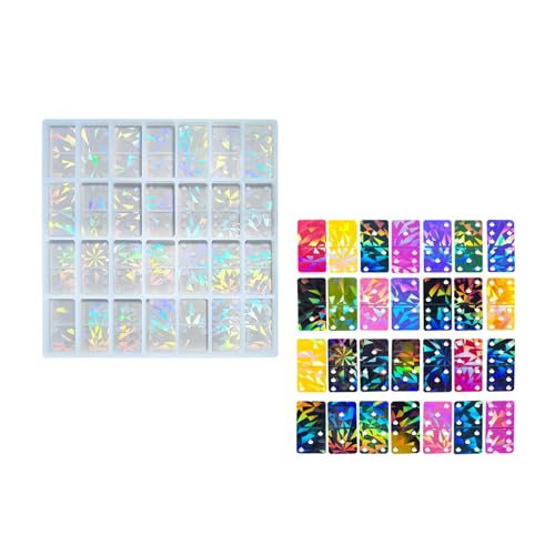 Praktische Epoxidharz Dominosform Mit 28 Hohlräumen Robust Praktische Epoxidharz Dominosform Mit 28 Hohlräumen Robust von MLWSKERTY