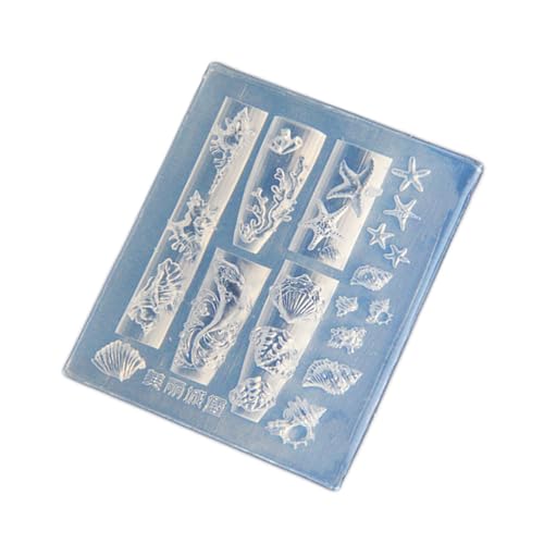 Sea Lifes Nails Stamping Set Silikonform Nägel Kunst Entwerfen Schimmel Für Kreative Maniküre Mit Walen Und Schalen Geeignet Sea Lifes Nails Stamping Set Silikonform Nägel Kunst Entwerfen Schimmel Für Kreative Maniküre Mit Walen Und Schalen Geeignet von MLWSKERTY