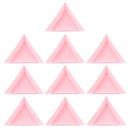 Set Von 10 Robusten Kunststoffmaterialien Diamanten Farbschalen Tragbar Für Bastelmittel Enthusiasten Und Hobbyisten Täglich Gebrauch von MLWSKERTY