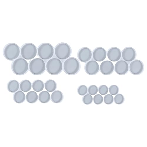 Set Von 4 Silikonform Set Für Handwerk Von Runden Anhängern Wiederverwendbarer Schlüsselbund Zubehör Schimmelpilzschmuckzubehör Herstellen Set Von 4 Silikonform Set Für Handwerk Von Runden Anhängern Wiederverwendbarer Schlüsselbund Zubehör Schimmelpilzschmuckzubehör Herstellen von MLWSKERTY