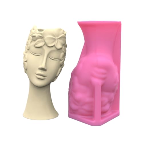 Silikonformen für Blumentöpfe für Frauen, Stifthalter aus Epoxidharz, einzigartige Vase, Dekoration, für Bastler, Basteln Silikonformen für Blumentöpfe für Frauen, Stifthalter aus Epoxidharz, einzigartige Vase, Dekoration, für Bastler, Basteln von MLWSKERTY