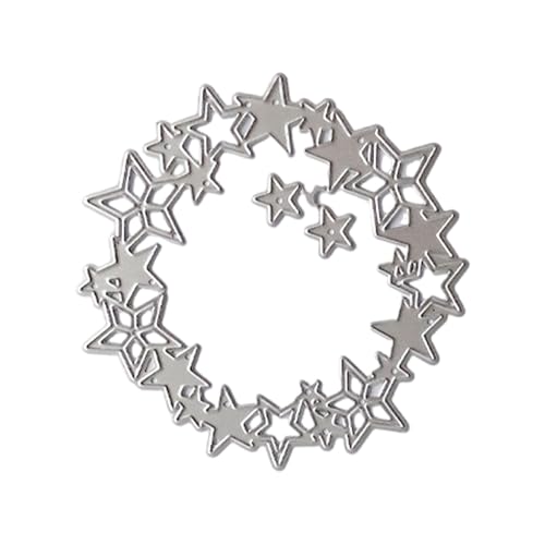 Star Cutting Dies Round Star Frame Die Vorlagen für Messer, Lösepunkte für Album, Dekoration von Papier, Scrapbooking Star Cutting Dies Round Star Frame Die Vorlagen für Messer, Lösepunkte für Album, Dekoration von Papier, Scrapbooking von MLWSKERTY
