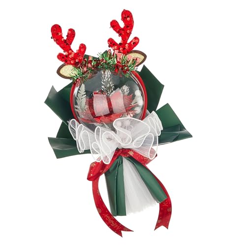 Transparente Luftballons, handgefertigt, Blumenstrauß, Dekoration, Weihnachten, für Frauen, festliches Zubehör Transparente Luftballons, handgefertigt, Blumenstrauß, Dekoration, Weihnachten, für Frauen, festliches Zubehör von MLWSKERTY