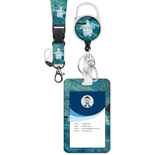 Turtles Kartenkoffer Key Lanyard Mit Carabiner Clip Card Halsgurt Abzeichen Lanyard Für Krankenschwestern Lehrer Schüler Schüler von MLWSKERTY