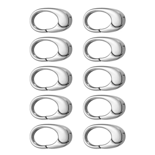 Vielseitiges Verschlusszubehör Für Halskette Und Armbandverpackung Mit Edelstahl Schmuckfäden 10 Teile Machen 10 Stücke Vielseitiges Verschlusszubehör Für Halskette Und Armbandverpackung Mit Edelstahl Schmuckfäden 10 Teile Machen 10 Stücke von MLWSKERTY