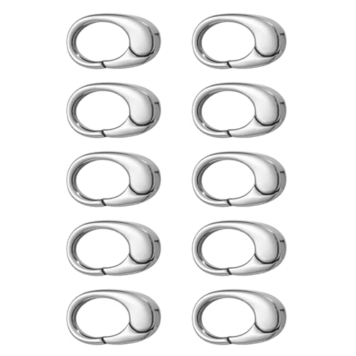 Vielseitiges Verschlusszubehör Für Halskette Und Armbandverpackung Mit Edelstahl Schmuckfäden 10 Teile Machen 10 Stücke Vielseitiges Verschlusszubehör Für Halskette Und Armbandverpackung Mit Edelstahl Schmuckfäden 10 Teile Machen 10 Stücke von MLWSKERTY