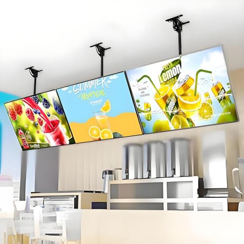 MLYYYDSS LED-Werbeleuchtkasten, ultraflacher Rahmen, Posteranzeige, beleuchtete Wand- und Deckenmontage, hintergrundbeleuchtete Menütafel, Film- und Takeaway-Shop-Schildhalter 3pcs-40×60cm MLYYYDSS LED-Werbeleuchtkasten, ultraflacher Rahmen, Posteranzeige, beleuchtete Wand- und Deckenmontage, hintergrundbeleuchtete Menütafel, Film- und Takeaway-Shop-Schildhalter 3pcs-40×60cm von MLYYYDSS