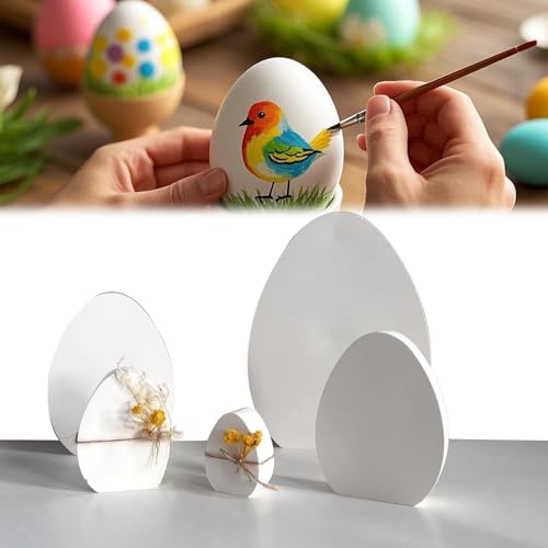 5er Ostereier, DIY Easter Egg, Silikonformen Gießformen Ostern – Perfekt für Basteln, Dekorieren und DIY Osterdeko von MLZTINGR