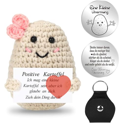 MLZTINGR Handgefertigte Kartoffel-Garnpuppen mit lustigen Gesichtsausdrücken und positiver Energiekarte Freunde und Familie MLZTINGR Handgefertigte Kartoffel-Garnpuppen mit lustigen Gesichtsausdrücken und positiver Energiekarte Freunde und Familie von MLZTINGR