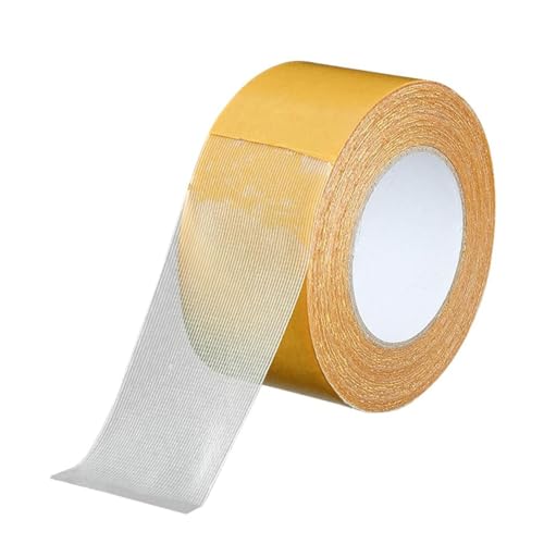 MLqkpwy Doppelseitiges Klebeband, sehr starkes doppelseitiges Klebeband, doppelseitiges Netzband, 2 Zoll x 16,4 m, robustes Klebeband, doppelseitiges Klebeband von MLqkpwy