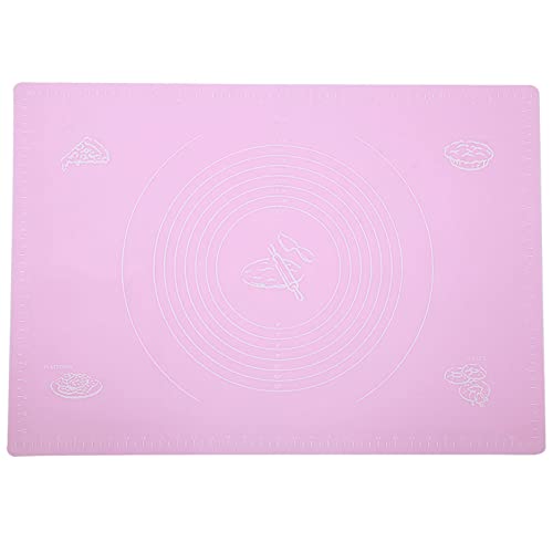 Haushalts Silikon Nicht-Stick-Backmatte mit Waagen rollende Teigpolsterküche Backwerkzeuge (45 * 65 cm) von MMABEUTF