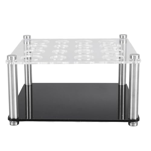 Schachstück-Halter 16 Löcher Acryl Edelstahl stabile zuverlässige Stand breite Anwendung für Schach-Liebhaber von MMABEUTF