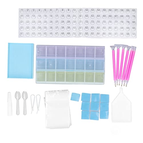 Strass Malerei Werkzeugkit Upgrade Point Bohrer Stift Bohrbohrer Schlammspeicherbox Strass Malerei Set von MMABEUTF