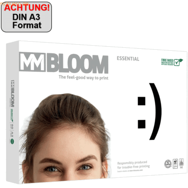 MMBLOOM Kopierpapier Essential 9958B80 B A3 80g 500 Blatt MMBLOOM Kopierpapier Essential 9958B80 B A3 80g 500 Blatt von MMBLOOM