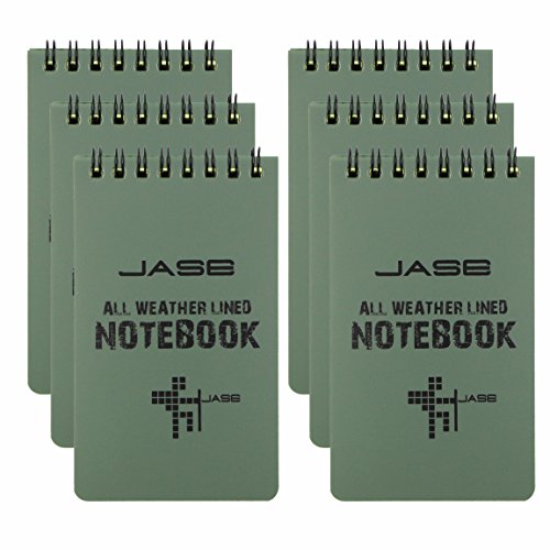 6 packarmy grün Tactical Allwetter Wasserdicht Pocket Notebook/Notizblock 3" X 5" armee-grün von MMBOX