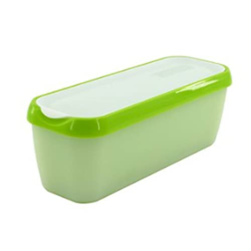 MMSKY Wiederverwendbare Eiscreme-Behälter für hausgemachte Eiscreme-Sorbets, Joghurt oder Gelatos, stapelbare Aufbewahrungsbehälter MMSKY Wiederverwendbare Eiscreme-Behälter für hausgemachte Eiscreme-Sorbets, Joghurt oder Gelatos, stapelbare Aufbewahrungsbehälter von MMSKY