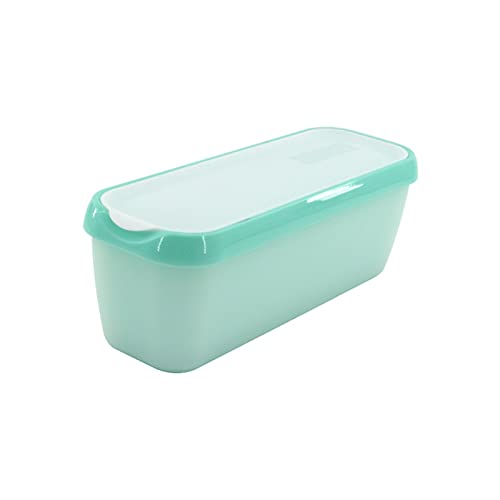 MMSKY Wiederverwendbare Eiscreme-Behälter für hausgemachte Eiscreme-Sorbets, Joghurt oder Gelatos, stapelbare Aufbewahrungsbehälter MMSKY Wiederverwendbare Eiscreme-Behälter für hausgemachte Eiscreme-Sorbets, Joghurt oder Gelatos, stapelbare Aufbewahrungsbehälter von MMSKY