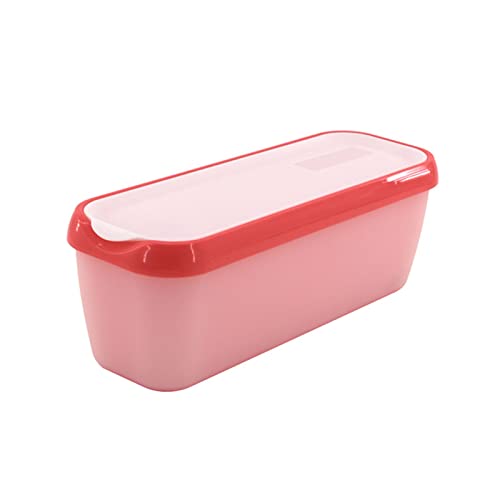 MMSKY Wiederverwendbare Eiscreme-Behälter für hausgemachte Eiscreme-Sorbets, Joghurt oder Gelatos, stapelbare Aufbewahrungsbehälter MMSKY Wiederverwendbare Eiscreme-Behälter für hausgemachte Eiscreme-Sorbets, Joghurt oder Gelatos, stapelbare Aufbewahrungsbehälter von MMSKY