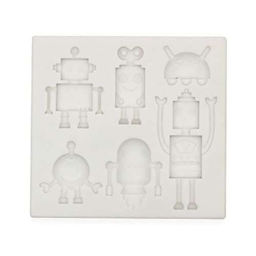 Silikonform in Roboterform, Kuchendekoration, Gadget, Fondantform, Schokoladenformen, handgefertigtes Backzubehör Silikonform in Roboterform, Kuchendekoration, Gadget, Fondantform, Schokoladenformen, handgefertigtes Backzubehör von MMSKY