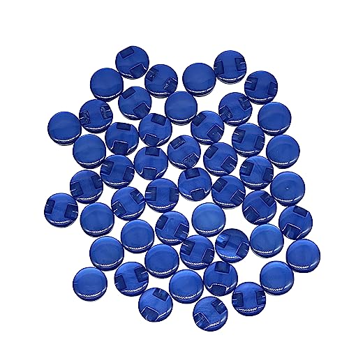 MMvolesy Glänzende Katzenaugen-Knöpfe aus Kunstharz für Kinderkleidung, verschiedene Perlenknöpfe (12 mm), Nähzubehör für Bastelarbeiten, Bekleidungsherstellung, Kinderhemden, Blau, 50 Stück MMvolesy Glänzende Katzenaugen-Knöpfe aus Kunstharz für Kinderkleidung, verschiedene Perlenknöpfe (12 mm), Nähzubehör für Bastelarbeiten, Bekleidungsherstellung, Kinderhemden, Blau, 50 Stück von MMvolesy