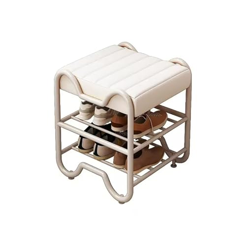 2-stufige Schuhspeicherorganisatorin, Lederpolsterschuhbank, Metal Modern Hurway Schuhbank, für Flur-Eingänge. 2-stufige Schuhspeicherorganisatorin, Lederpolsterschuhbank, Metal Modern Hurway Schuhbank, für Flur-Eingänge. von MNBVH