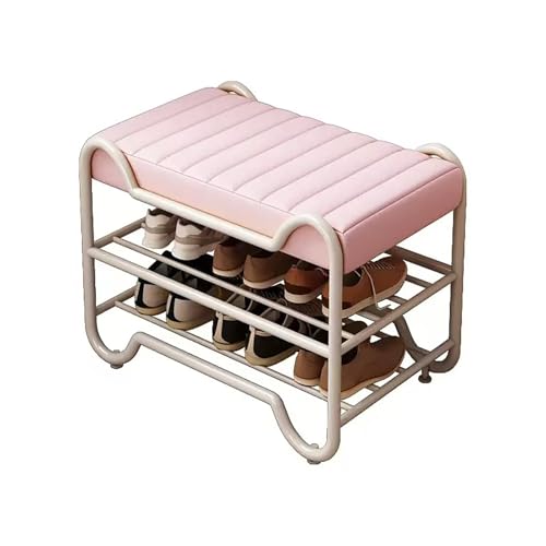 2-stufige Schuhspeicherorganisatorin, Lederpolsterschuhbank, Metal Modern Hurway Schuhbank, für Flur-Eingänge. 2-stufige Schuhspeicherorganisatorin, Lederpolsterschuhbank, Metal Modern Hurway Schuhbank, für Flur-Eingänge. von MNBVH