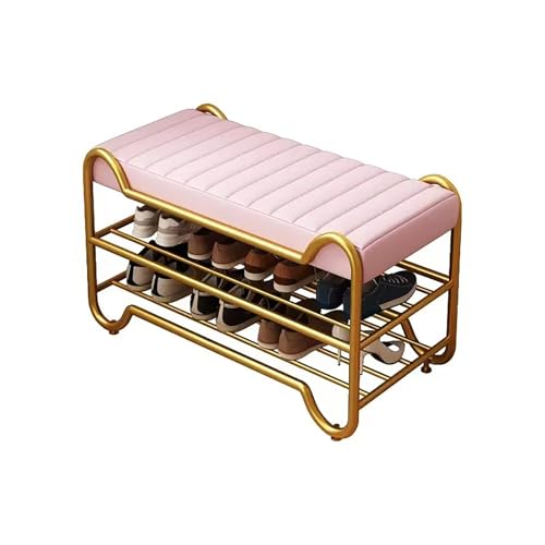 2-stufige Schuhspeicherorganisatorin, Lederpolsterschuhbank, Metal Modern Hurway Schuhbank, für Flur-Eingänge. 2-stufige Schuhspeicherorganisatorin, Lederpolsterschuhbank, Metal Modern Hurway Schuhbank, für Flur-Eingänge. von MNBVH