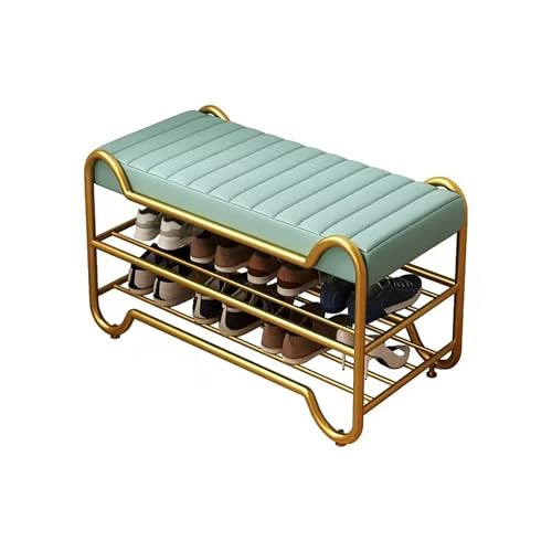 2-stufige Schuhspeicherorganisatorin, Lederpolsterschuhbank, Metal Modern Hurway Schuhbank, für Flur-Eingänge. 2-stufige Schuhspeicherorganisatorin, Lederpolsterschuhbank, Metal Modern Hurway Schuhbank, für Flur-Eingänge. von MNBVH