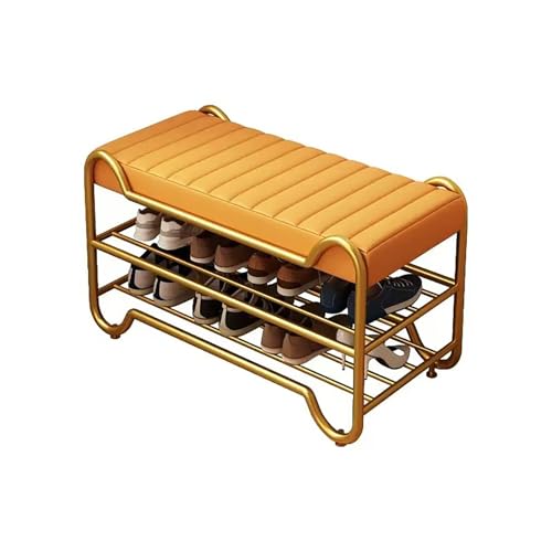 2-stufige Schuhspeicherorganisatorin, Lederpolsterschuhbank, Metal Modern Hurway Schuhbank, für Flur-Eingänge. 2-stufige Schuhspeicherorganisatorin, Lederpolsterschuhbank, Metal Modern Hurway Schuhbank, für Flur-Eingänge. von MNBVH