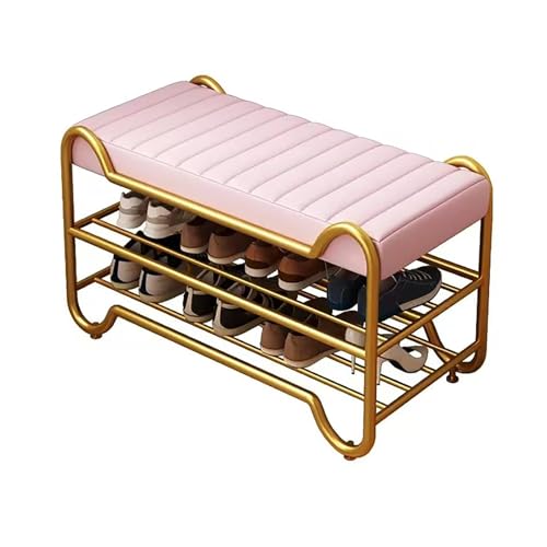 2-stufige Schuhspeicherorganisatorin, Lederpolsterschuhbank, Metal Modern Hurway Schuhbank, für Flur-Eingänge. 2-stufige Schuhspeicherorganisatorin, Lederpolsterschuhbank, Metal Modern Hurway Schuhbank, für Flur-Eingänge. von MNBVH
