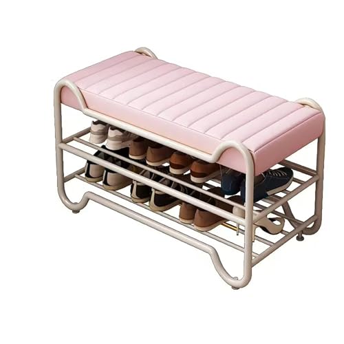 2-stufige Schuhspeicherorganisatorin, Lederpolsterschuhbank, Metal Modern Hurway Schuhbank, für Flur-Eingänge. 2-stufige Schuhspeicherorganisatorin, Lederpolsterschuhbank, Metal Modern Hurway Schuhbank, für Flur-Eingänge. von MNBVH