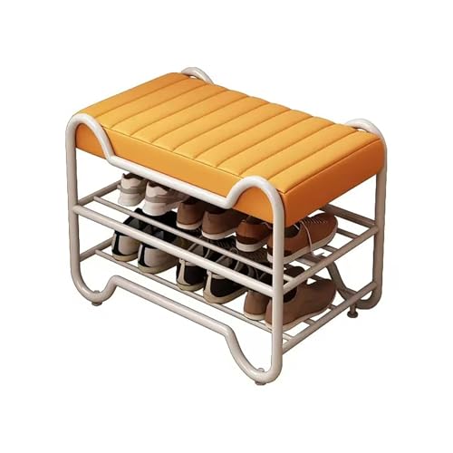 2-stufige Schuhspeicherorganisatorin, Lederpolsterschuhbank, Metal Modern Hurway Schuhbank, für Flur-Eingänge. 2-stufige Schuhspeicherorganisatorin, Lederpolsterschuhbank, Metal Modern Hurway Schuhbank, für Flur-Eingänge. von MNBVH