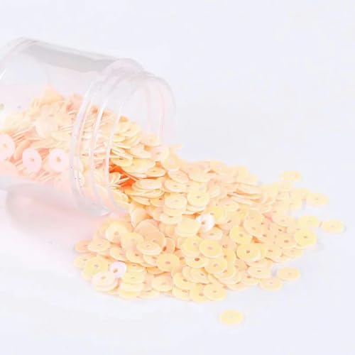 Bunte Pailletten, transparent, runde Pailletten, Nageldekoration, Nähen, Kleiderzubehör, DIY, Nähen, 4 mm, Hautfarben, 2000 Stück Bunte Pailletten, transparent, runde Pailletten, Nageldekoration, Nähen, Kleiderzubehör, DIY, Nähen, 4 mm, Hautfarben, 2000 Stück von MNKLG