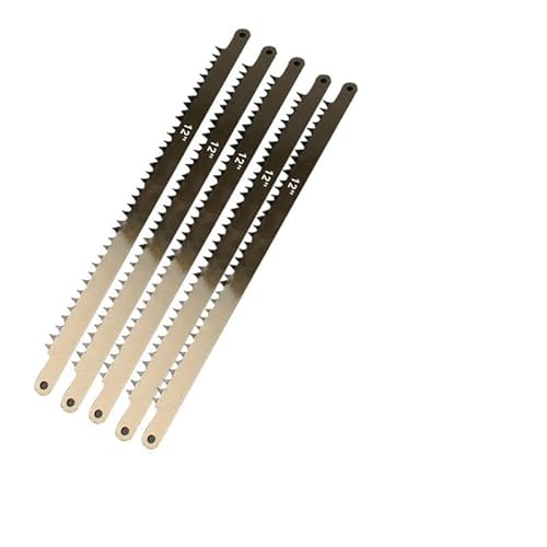 MNUPL 5 Stück 12 Zoll Ersatzsägeblätter for Metallsägen, 4 Zähne pro Zoll, for Schneiden von frischem, grünem Holz. MNUPL 5 Stück 12 Zoll Ersatzsägeblätter for Metallsägen, 4 Zähne pro Zoll, for Schneiden von frischem, grünem Holz. von MNUPL