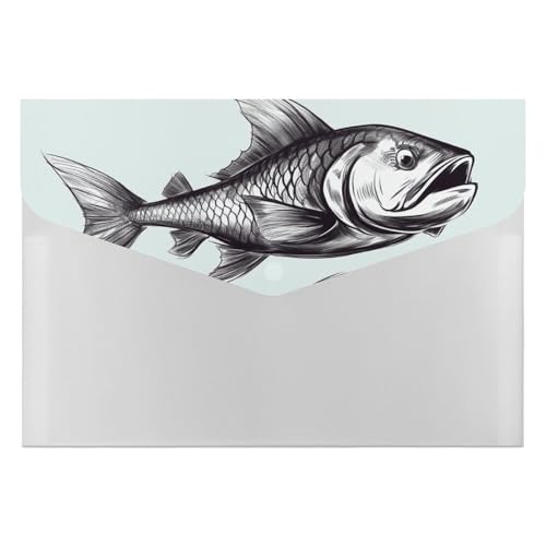 Akkordeon-Aktenordner, Fächermappe mit 6 Fächern, Skizze, Fische, Akkordean, Organizer, tragbare Dokumenten-Organizer, Tasche, A4-Papieraktenhalter für Büro, Rechnungen, Quittungen Akkordeon-Aktenordner, Fächermappe mit 6 Fächern, Skizze, Fische, Akkordean, Organizer, tragbare Dokumenten-Organizer, Tasche, A4-Papieraktenhalter für Büro, Rechnungen, Quittungen von MNVTSKOP