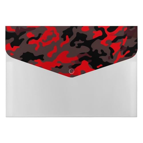 Akkordeon-Aktenordner, Fächermappe mit 6 Fächern, rot, Camouflage, Akkordeon-Organizer, tragbare Dokumenten-Organizer, Tasche, A4-Papier-Aktenhalter für Büro, Rechnungen, Quittungen Akkordeon-Aktenordner, Fächermappe mit 6 Fächern, rot, Camouflage, Akkordeon-Organizer, tragbare Dokumenten-Organizer, Tasche, A4-Papier-Aktenhalter für Büro, Rechnungen, Quittungen von MNVTSKOP