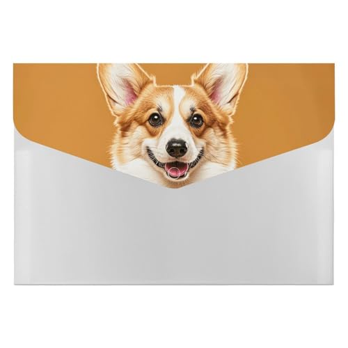 Akkordeon-Aktenordner, Fächermappe mit 6 Taschen, Corgi, Blumen, Akkordean, Organizer, tragbare Dokumenten-Organizer, Tasche, A4-Papieraktenhalter für Büro, Rechnungen, Quittungen Akkordeon-Aktenordner, Fächermappe mit 6 Taschen, Corgi, Blumen, Akkordean, Organizer, tragbare Dokumenten-Organizer, Tasche, A4-Papieraktenhalter für Büro, Rechnungen, Quittungen von MNVTSKOP