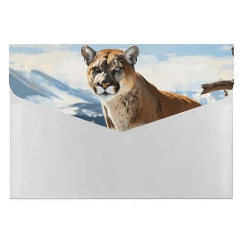 Akkordeon-Aktenordner, Fächermappe mit 6 Taschen, Panther, Berglöwe, Akkordean, Organizer, tragbare Dokumenten-Organizer, Tasche, A4-Papieraktenhalter für Büro, Rechnungen, Quittungen Akkordeon-Aktenordner, Fächermappe mit 6 Taschen, Panther, Berglöwe, Akkordean, Organizer, tragbare Dokumenten-Organizer, Tasche, A4-Papieraktenhalter für Büro, Rechnungen, Quittungen von MNVTSKOP