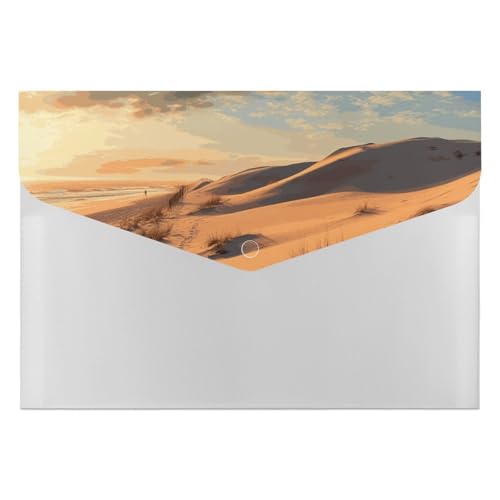 Akkordeon-Aktenordner, Fächermappe mit 6 Taschen, Sanddünen, Akkordean-Ordner, tragbarer Dokumenten-Organizer, Tasche, A4-Papieraktenhalter für Büro, Rechnungen, Quittungen Akkordeon-Aktenordner, Fächermappe mit 6 Taschen, Sanddünen, Akkordean-Ordner, tragbarer Dokumenten-Organizer, Tasche, A4-Papieraktenhalter für Büro, Rechnungen, Quittungen von MNVTSKOP