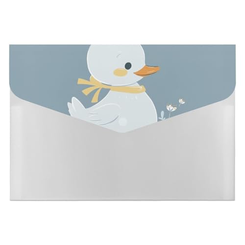 Akkordeon-Aktenordner, Fächermappe mit 6 Taschen, kleine weiße Ente, Akkordean-Ordner, tragbarer Dokumenten-Organizer, A4-Papier-Aktenhalter für Büro, Rechnungen, Quittungen Akkordeon-Aktenordner, Fächermappe mit 6 Taschen, kleine weiße Ente, Akkordean-Ordner, tragbarer Dokumenten-Organizer, A4-Papier-Aktenhalter für Büro, Rechnungen, Quittungen von MNVTSKOP