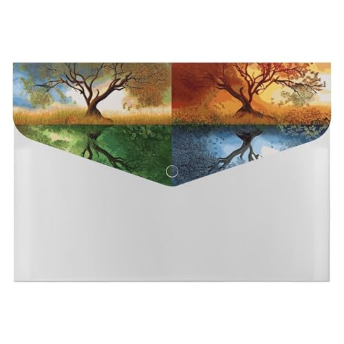 Akkordeon-Aktenordner, erweiterbarer Aktenordner mit 6 Taschen, vier Jahreszeiten, Baum des Lebens, Akkordeon-Ordner, tragbarer Dokumenten-Organizer, Tasche, A4-Papieraktenhalter für Büro, Rechnungen Akkordeon-Aktenordner, erweiterbarer Aktenordner mit 6 Taschen, vier Jahreszeiten, Baum des Lebens, Akkordeon-Ordner, tragbarer Dokumenten-Organizer, Tasche, A4-Papieraktenhalter für Büro, Rechnungen von MNVTSKOP